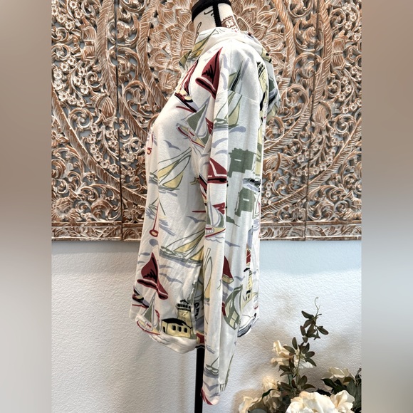 Tantrums Sailboat Full Zip Front Hoodie Jacket- size XL - Picture 8 of 12